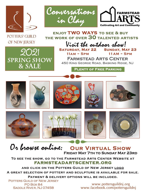 Potters Guild Hosts Online and In-Person Spring Pottery Sale