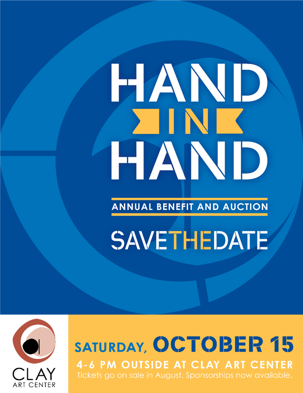 Clay Art Center Plans Annual Hand in Hand Benefit