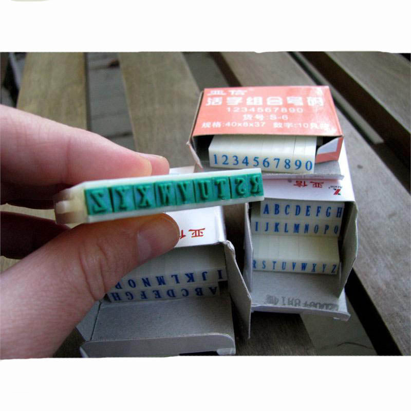 CCA - Rubber Stamps,Letters 1/8 Tall – Krueger Pottery Supply
